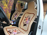可爱卡通图案汽车地毯保暖坐垫五座车通用坐垫加密加厚图案可定制