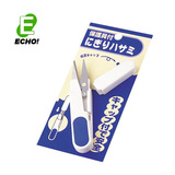 日本ECHO家用线剪 缝纫十字绣剪线不锈钢U型剪手工线头小剪刀带套