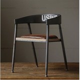 特价 美式loft家具铁艺咖啡椅酒吧椅 实木做旧吧台椅休闲椅子