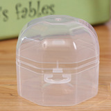 安抚奶嘴收纳盒塑料盒奶嘴盒子透明卫生收纳盒宽标口通用外出必备