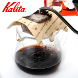 日本进口Kalita卡莉塔 挂耳咖啡滤纸 原木浆便携30枚入无漂白滤纸
