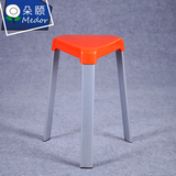 朵颐 塑料凳子家用换鞋凳简约现代餐椅三角凳便携洽谈凳创意餐椅