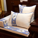 红木中式现代沙发垫罗汉床坐垫实木家具圈椅垫加厚海绵座垫套定做