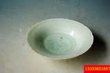 宋代湖田窑影青瓷折腰碗古董古玩古瓷器收藏包老包真