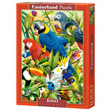 Castorland巧思进口成人拼图1000片鹦鹉的世界