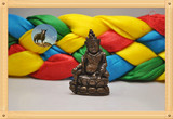 金西藏之造像篇明代顶级小寸佛 黄财神老佛像 随身佛 气度非凡