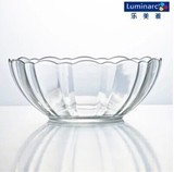 乐美雅全钢化玻璃餐具透明色拉碗微波炉碗米饭碗面碗沙拉碗甜品碗