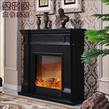 壁炉装饰柜实木电壁炉取暖1.2米定制壁炉芯 壁炉电视柜白色美式