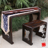 【扬鸣】高档烧桐木古琴桌凳 茶几书法桌 琴桌共鸣好1.1米长厚3.5