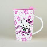 创意陶瓷Hello Kitty水杯卡通杯很萌可爱儿童奶杯咖啡杯办公适用