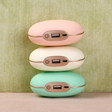 创意小豌豆USB震动暖手宝 迷你可爱防爆充电热饼幸运石便携电暖宝