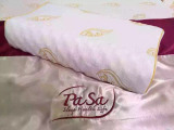 泰国pasa乳胶枕新款单人长方形成人高低颈椎按摩枕使用期达15年