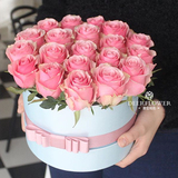 鹿官和花情人节高档玫瑰鲜花礼盒生日求婚表白上海同城鲜花速递