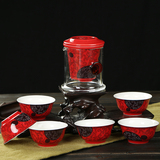 元器旅行茶具红茶玻璃耐热泡茶器整套功夫茶具杯子 商务办公茶具