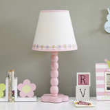 实木创意床头灯样板间儿童房花瓣女孩装饰台灯欧式粉红色宜家中式