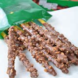 韩国原装进口食品零食 乐天扁桃仁巧克力棒 扁桃仁夹心饼干32g