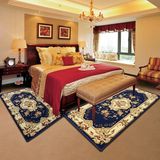 美尔居 欧式田园地毯过道脚垫客厅茶几地毯卧室床边毯80*150cm