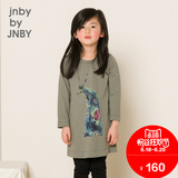jnby by JNBY江南布衣童装女童 春中长款长袖T恤1F161006