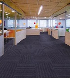 办公室会议室写字楼台球室工程方块满铺地毯全国安装