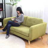 简约现代欧式日式单人双人客厅卧室咖啡厅沙发小户型布艺沙发组合