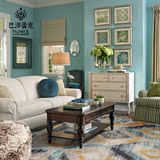 巴泽蕾克 土耳其原装进口蓝色现代简约客厅卧室门厅玄关地毯包邮