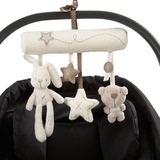 英国外贸原单兔子婴儿音乐车挂床绕安全座椅挂件毛绒玩具宝宝挂件