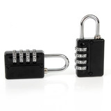 码挂锁双开密码锁行李箱包密码锁4位钥匙健身房箱包密码锁挂锁密