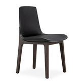 北欧实木餐椅时尚休闲椅皮垫简约现代椅设计师餐厅靠背椅宜家家具