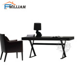 William 现代设计写字台电脑桌驰锐书桌北欧简约钢腿北京家具定做