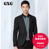 GXG男士西服外套男装单西秋冬季新品 男黑色西装休闲修身43101017