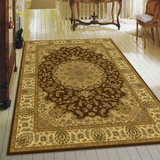比利时进口欧式美式波斯现代卧室客厅茶几混纺地毯 都灵