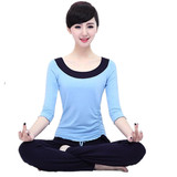 夏季新款韩国专业瑜伽服莫代尔纯棉修身大码韩版健身运动服套装女