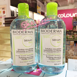 香港代购 Bioderma/贝德玛净妍卸妆水蓝水500ml混合油皮温和卸妆