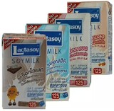 泰国原装进口 Lactasoy力大狮高钙低糖豆奶 125ml 60盒/箱