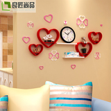 良匠尚品心型立体墙贴情侣婚庆浪漫客厅电视背景墙创意3D立体墙贴