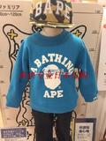 国内现货#BAPE# APE猿人头卫衣，宝宝款，蓝色120一件，顺丰包邮