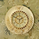 欧式高档钟表挂钟豪华欧式客厅陶瓷静音现代时尚时钟创意石英钟表