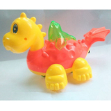 卡通动物小恐龙海豚乌龟鱼模型滑行惯性回力拉线玩具车2岁上宝宝