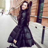 韩国代购正品外套秋冬大码韩版修身中长款加厚羽绒服女气质女装