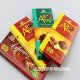 俄罗斯原装进口阿尔金蜂窝纯黑巧克力100克 特价多种口味七块包邮