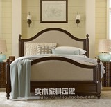 美式床 实木红橡床 婚床定做 美克新款美家双人床 厂家直销特价