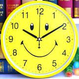 包邮康巴丝静音钟表卡通创意挂钟客厅卧室儿童时钟表现代石英钟表