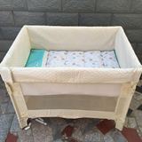 A家高端婴儿床可折叠新生儿游戏床安全出口美国欧式外贸原单包邮