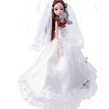 可儿娃娃中国公主新娘玩具大礼盒套装屋家婚纱 9038蔷薇新娘普通