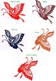 中国传统梦龙纯手刀刻儿童学校装饰蝴蝶剪纸装饰年画单张价格