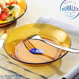 【DURALEX六件套装】进口康宁晶彩透明锅 耐热钢化玻璃碗盘子餐具