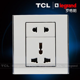 TCL开关 插座 开关面板 TCL罗格朗 A8系列多功能五孔 复合五孔