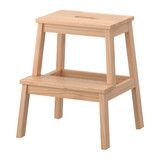 IKEA 宜家代购 贝卡姆 踏脚凳 实心白杨木 高50cm