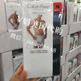 V妈美国代购 CK 男士logo平角内裤3条装CalvinKlein