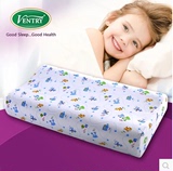 泰国ventry儿童乳胶枕头护颈椎透气抗菌防螨 1-7岁纯天然乳胶枕头